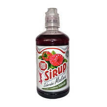 CukrStop sirup se sladidly z rostliny stévie - příchuť malina