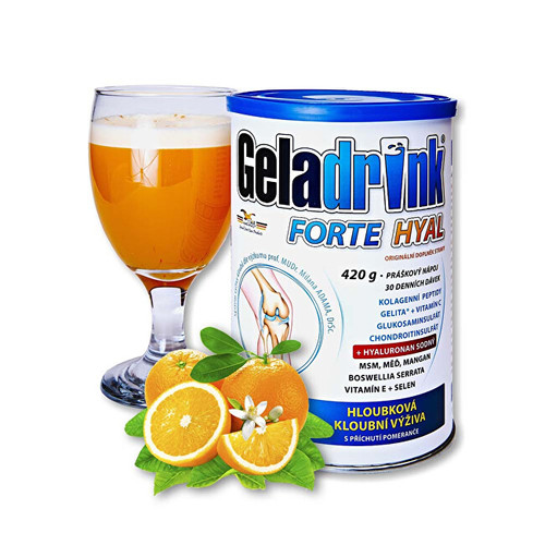 Geladrink Geladrink Forte HYAL 420 g - Pomeranč