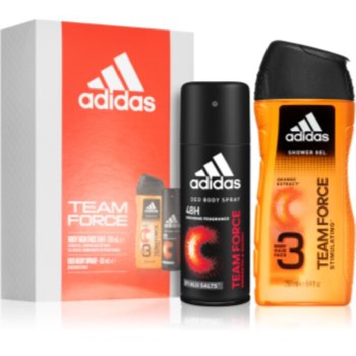 Adidas Team Force Dárková sada pánský deodorant 150 ml a sprchový gel Team Force 250 ml