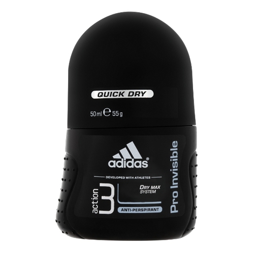 Adidas A3 Men Pro Invisible pánský deodorant Roll-on - Kuličkový antiperspirant 50 ml