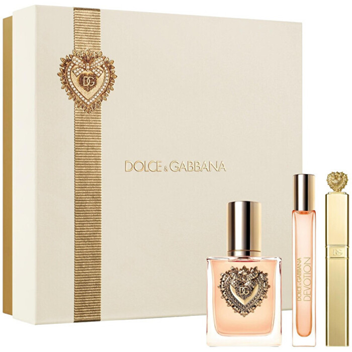 Dolce Gabbana Devotion Dárková sada dámská parfémovaná voda 50 ml, řasenka 8 ml a miniaturka dámská parfémovaná voda 10 ml 50 ml