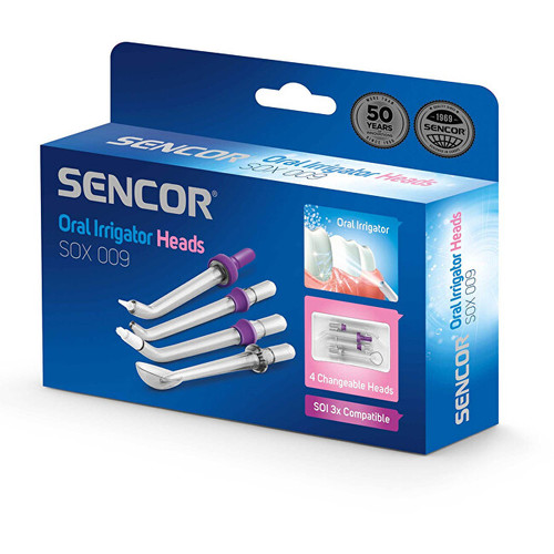 Sencor SOI 33x SOX 009 Oral Shower - Náhradní nástavce pro ústní sprchu