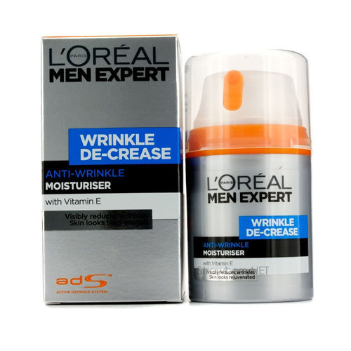 MEN EXPERT Wrinkle De-crease Anti-Wrinkle Moisturizer - Hydratační krém 