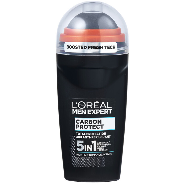 L´Oréal MEN EXPERT Carbon Protect Anti-Perspirant Roll-on - Kuličkový pánský deodorant pro muže 50 ml