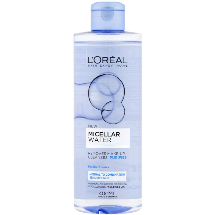 Micellar Water (normálna a zmiešaná citlivá pleť) - Micelárny voda pre normálnu a zmiešanú citlivú pleť 3v1