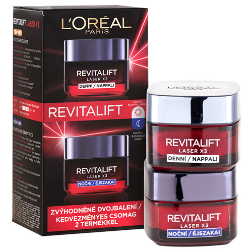 L’Oréal Paris Revitalift regenerační denní krém proti stárnutí pleti 50 ml + regenerační noční krém proti stárnutí pleti 50 ml dárková sada