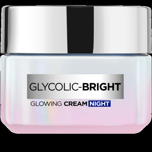 Glycolic-Bright Glowing Cream Night - Rozjasňujúci nočný pleťový krém
