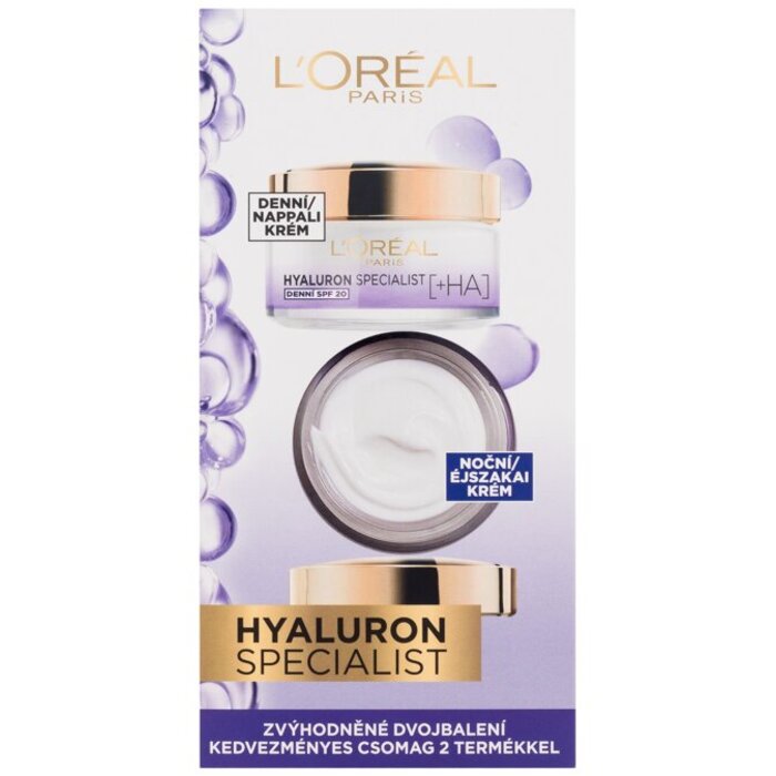 L'Oréal Paris Hyaluron Specialist denní a noční krém 2 x 50 ml dárková sada