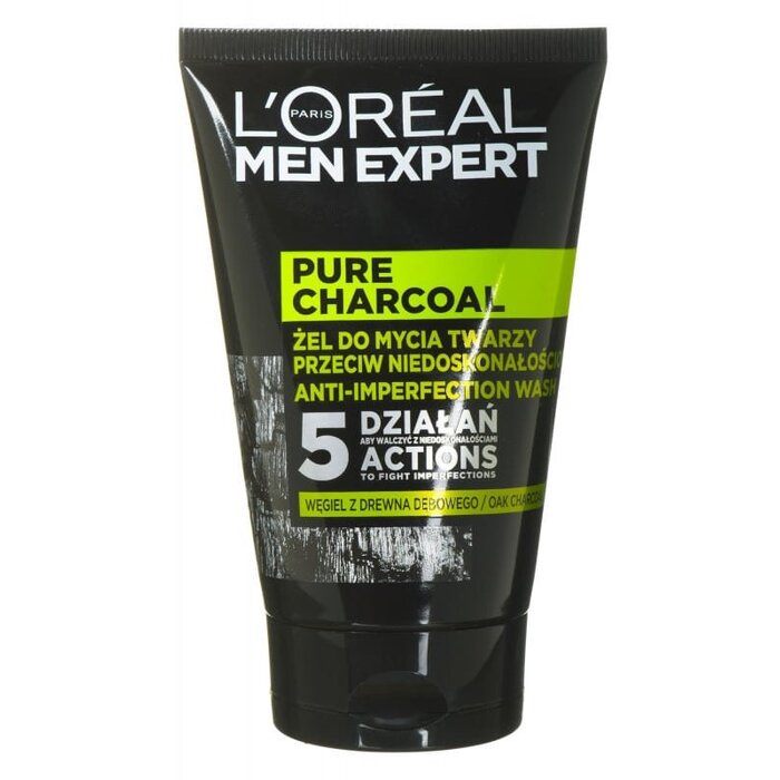 Men Expert Pure Charcoal Anti-Imperfection Wash - Čistiaci gél pre mužov
