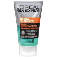 Men Expert Hydra Energetic Unclogging Pores Scrub - Peelingový gel pro muže