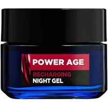 Men Expert Power Age Recharging Night Gel - Omlazující pleťový gel