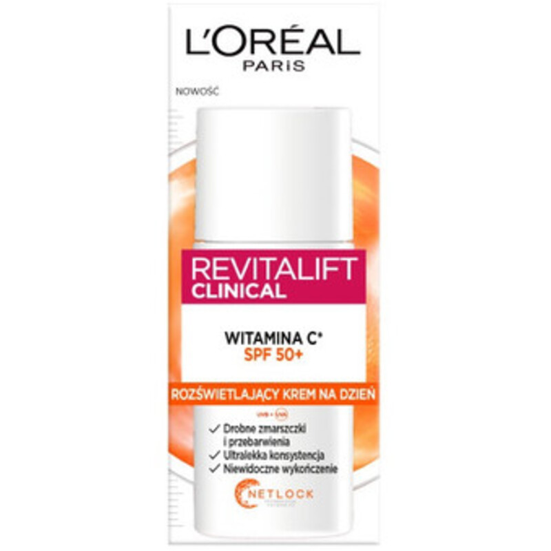 Revitalift Clinical Brightening Moisturizer Vitamín C SPF 50+ - Denný ochranný fluid s vitamínom C
