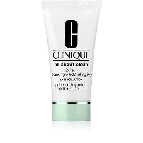 Clinique All About Clean 2-in-1 Cleanser + Exfoliating Jelly - Exfoliační čisticí gel 150 ml