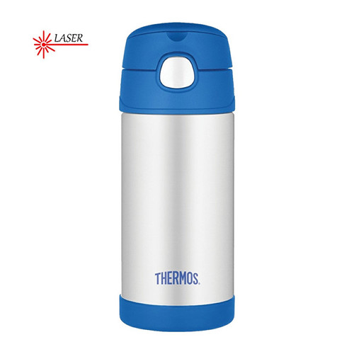 Thermos FUNtainer Dětská termoska s brčkem 355 ml - modrá