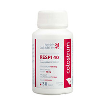Resp 40 (400 mg) + bakteriálne lyzáty - príchuť brusnica 30 cmúľacích tbl.