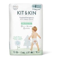 Kit & Kin ekologické plenkové kalhotky (pull-ups), velikost 6 (18 ks), 15 kg+