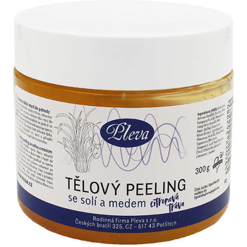 Exfoliating Body Scrub with Honey and Salt (Lemongrass) - Tělový peeling se solí a medem (citronová tráva)