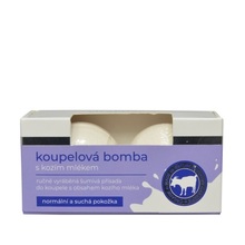 Kúpeľová bomba s kozím mliekom 2 x 75 g