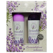Darčeková kazeta Levanduľa PREMIUM - telové mlieko, sprchový gél