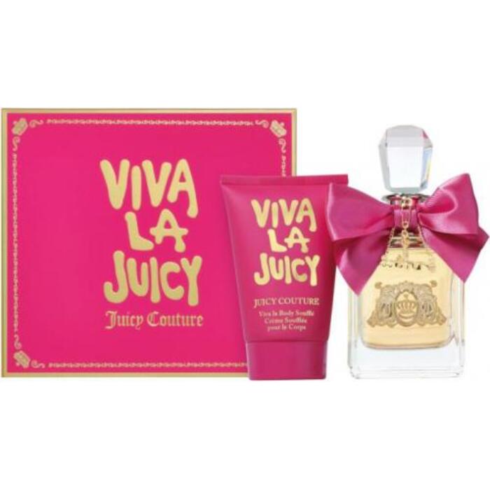 Juicy Couture Viva La Juicy Dárková sada dámská parfémovaná voda 100 ml a tělové sufflé 125 ml