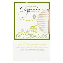 Organické vatové tyčinky Simply Gentle (200 ks)