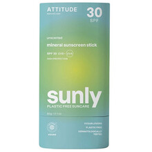 Sunly Mineral Sunscreen Stick SPF 30 - Minerální ochranná tyčinka na tělo bez parfemace