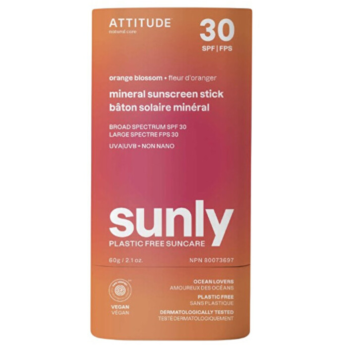 Orange Blossom Sunly Mineral Sunscreen Stick SPF 30 - Minerální ochranná tyčinka na tělo