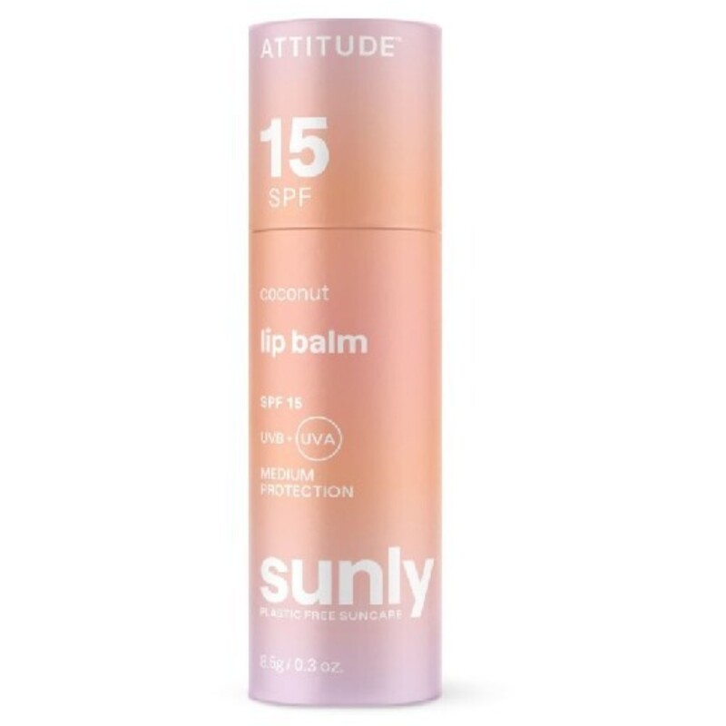 Lip Balm SPF 15 - Minerální ochranný balzám na rty s vůní kokosu