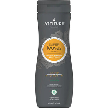 Super Leaves Shampoo & Body Wash - Přírodní pánský šampon a tělové mýdlo 2v1