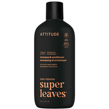 Super Leaves Patchouli & Bourbon Shampoo & Conditioner - Pánský vyživující šampon a kondicionér 2v1