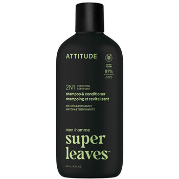 Super Leaves Matcha & Bergamot Shampoo & Conditioner - Pánský posilující šampon a kondicionér 2v1