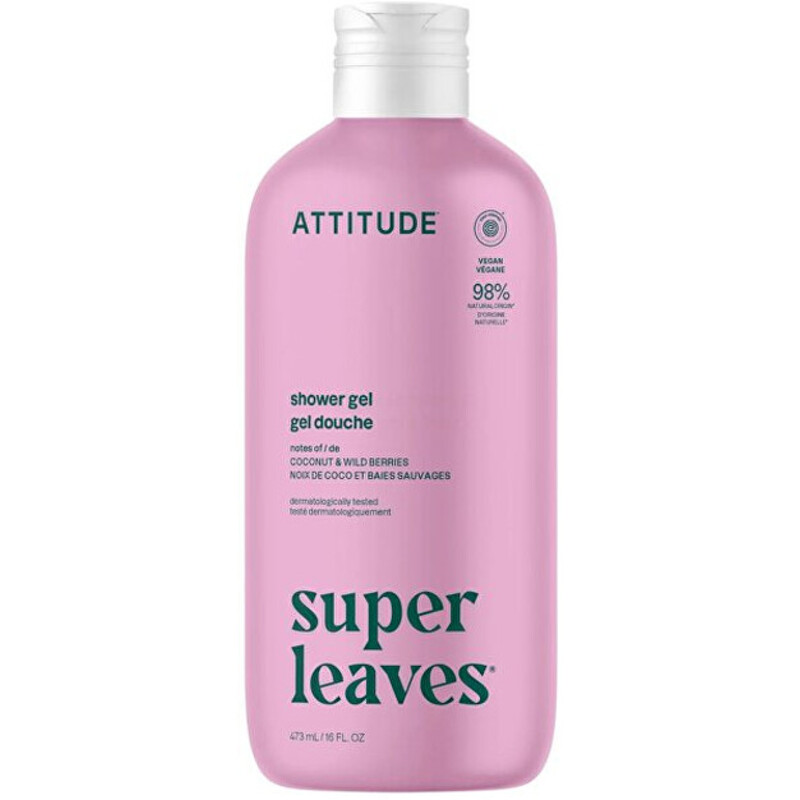 Super Leaves Shower Gel ( Kokos a lesní plody ) - Sprchový gel
