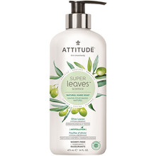 Přírodní mýdlo na ruce Super Leaves s detoxikačním účinkem - olivové listy 473 ml