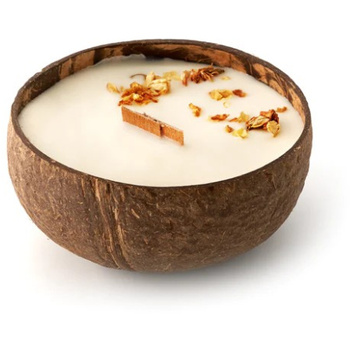 Sviečka v kokose - vôňa Citrón & mäta