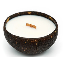 Svíčka v kokosu - Fragrance free