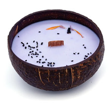 Svíčka z kokosu - vůně Borůvka a vanilka