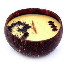 Sviečka z kokosu - vône Coffee Mocha