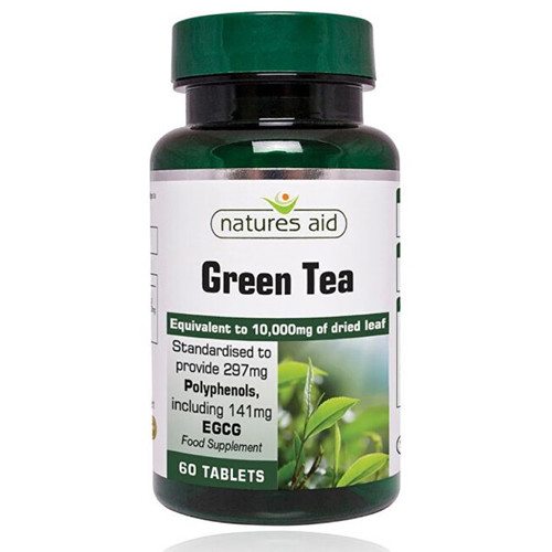 Natures Aid Zelený čaj 10 000 mg - 60 tablet