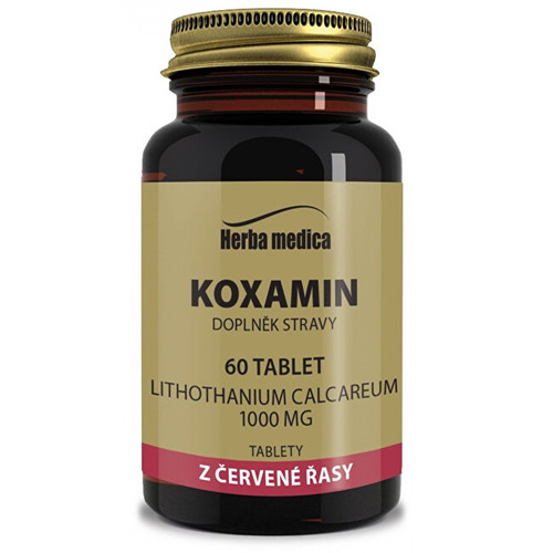 HerbaMedica Koxamin 62g - kosti klouby, přírodní vápník 60 tablet