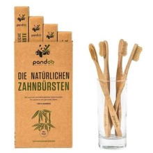 Bambusové zubní kartáčky Medium Soft - výhodné balení 4 ks