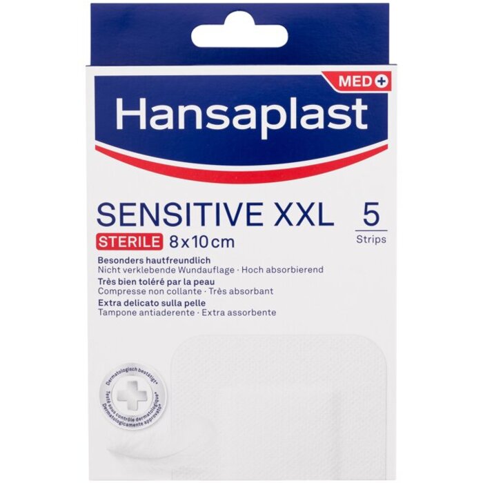 Hansaplast Sensitive XXL Sterile Plaster - Náplast 5 ks
