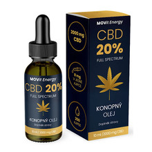 CBD 20% Full Spectrum konopný olej 10 ml