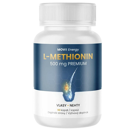 MOVit Energy Methionin PREMIUM 500 mg 90 veganských kapslí