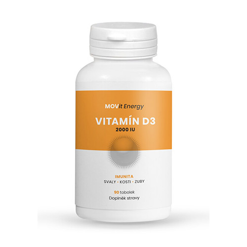 Vitamín D3 2000 IU, 50 UCG, 90 kapsúl