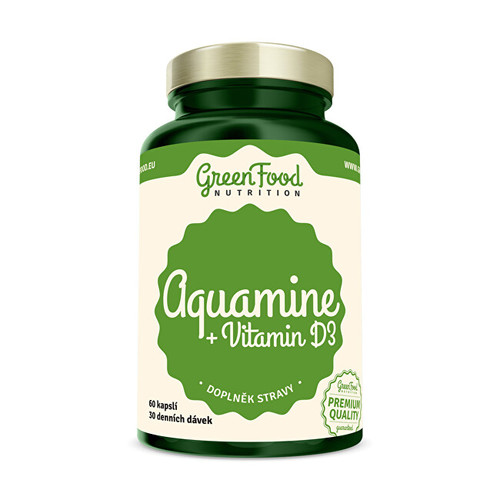 Nutrition Aquamin + Vitamín D3 60 kapsúl