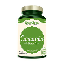 Nutrition Curcumin + vitamín D3 60 kapsúl