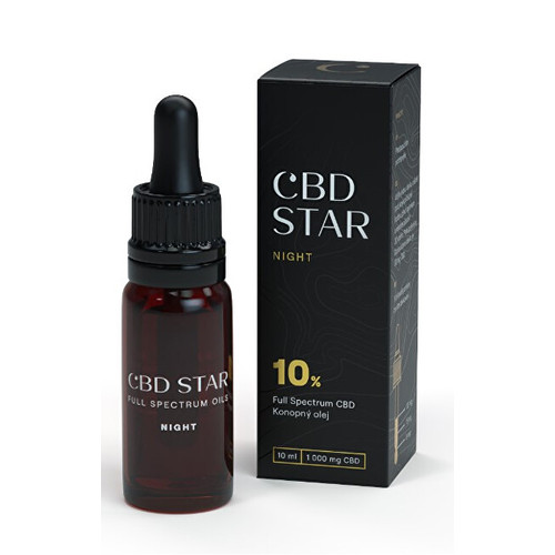 CBD STAR CBD “NIGHT” OLEJ – 10% CBD 10 ml
