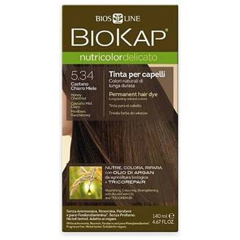 NUTRICOLOR DELICATO - farba na vlasy - 5.34 Medová gaštanová 140 ml