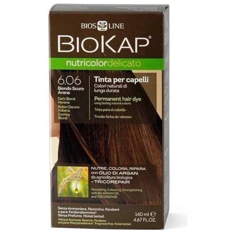 NUTRICOLOR DELICATO - Barva na vlasy - 6.06 Blond tmavá Havana 140 ml