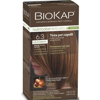 NUTRICOLOR DELICATO - farba na vlasy - 6.30 Blond zlatá tmavá 140 ml